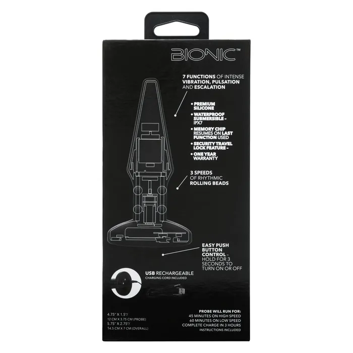 2024 Holiday Sale Anal | CalExotics Bionic Beaded Rimming Probe - Ultimate Backdoor Pleasure