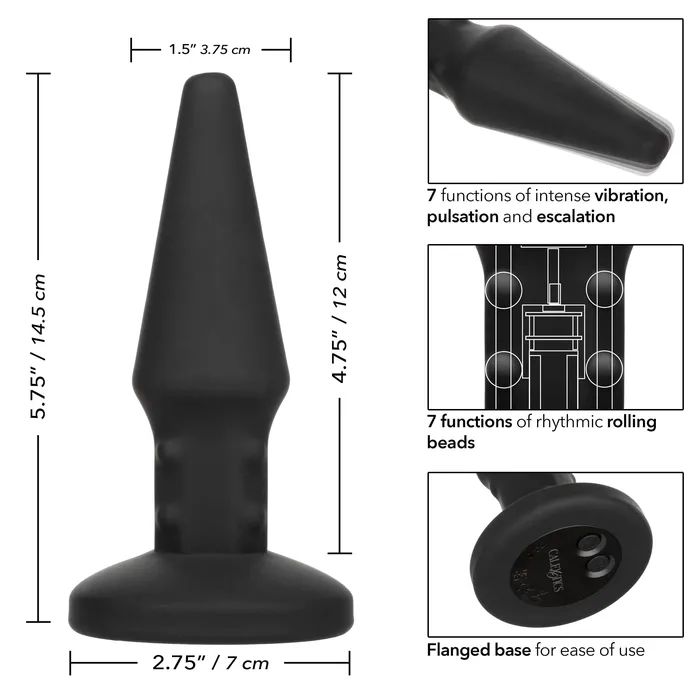 2024 Holiday Sale Anal | CalExotics Bionic Beaded Rimming Probe - Ultimate Backdoor Pleasure