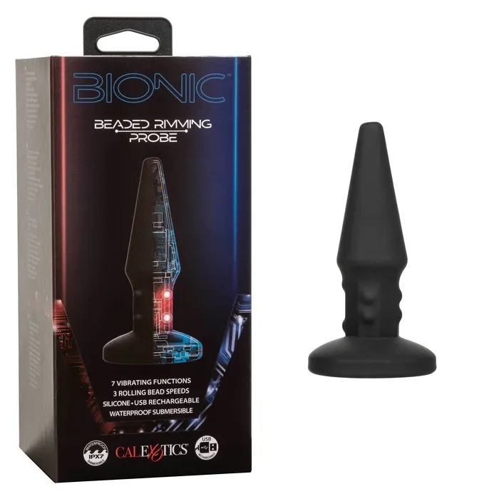 2024 Holiday Sale Anal | CalExotics Bionic Beaded Rimming Probe - Ultimate Backdoor Pleasure