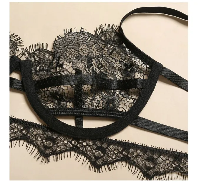 3 PCs Sexy Lingerie Lace Set | sexense Anal 3 PCs Sexy Lingerie Lace Set | sexense Anal