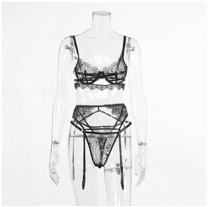 3 PCs Sexy Lingerie Lace Set | sexense Anal 3 PCs Sexy Lingerie Lace Set | sexense Anal