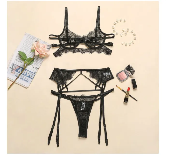 3 PCs Sexy Lingerie Lace Set | sexense Anal 3 PCs Sexy Lingerie Lace Set | sexense Anal