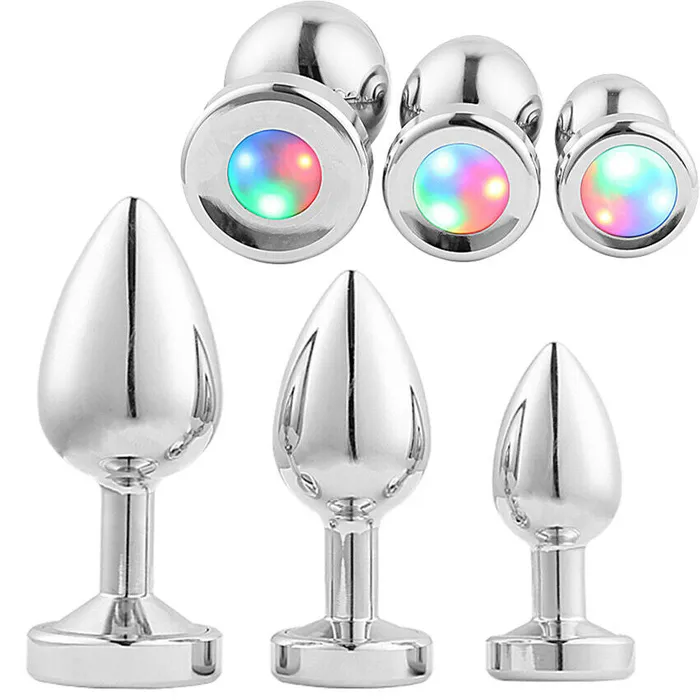 3 Sizes Unisex LED Butt Toy Insert Plug Kit | Perfectly Incorrect Anal