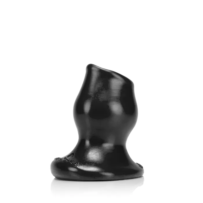 Anal OxBalls Pighole 1 Hollow Plug Small Black