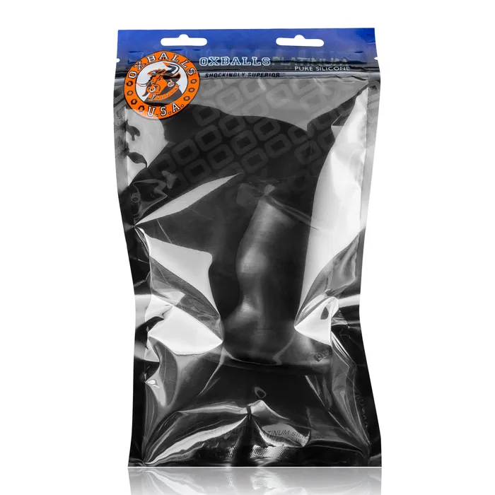 Anal | OxBalls Pighole 1 Hollow Plug Small Black