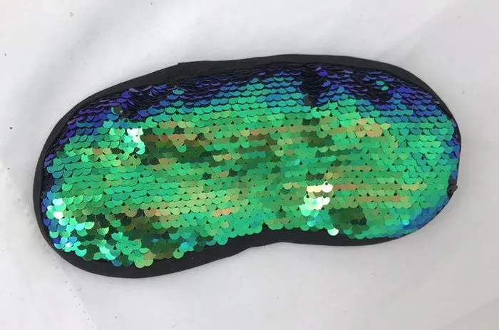Anal Perfectly Incorrect Mermaid Green to Black Flip Sequin Eyeshade Sleeping Mask Anal Perfectly Incorrect Mermaid Green to Black Flip Sequin Eyeshade Sleeping Mask