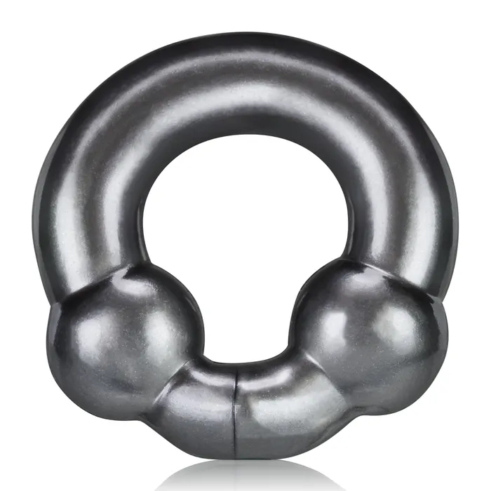 Anal | Ultraballs 2 Pack Cockring Black And Clear - OxBalls