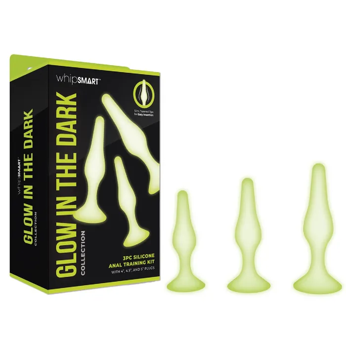 Anal Whipsmart WhipSmart Glow In The Dark 3pc Anal Training Kit
