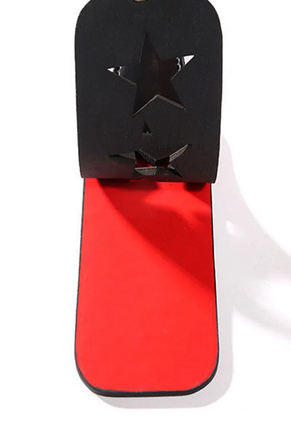 Black and Red LOVE Bondage Paddle | Perfectly Incorrect Restraints
