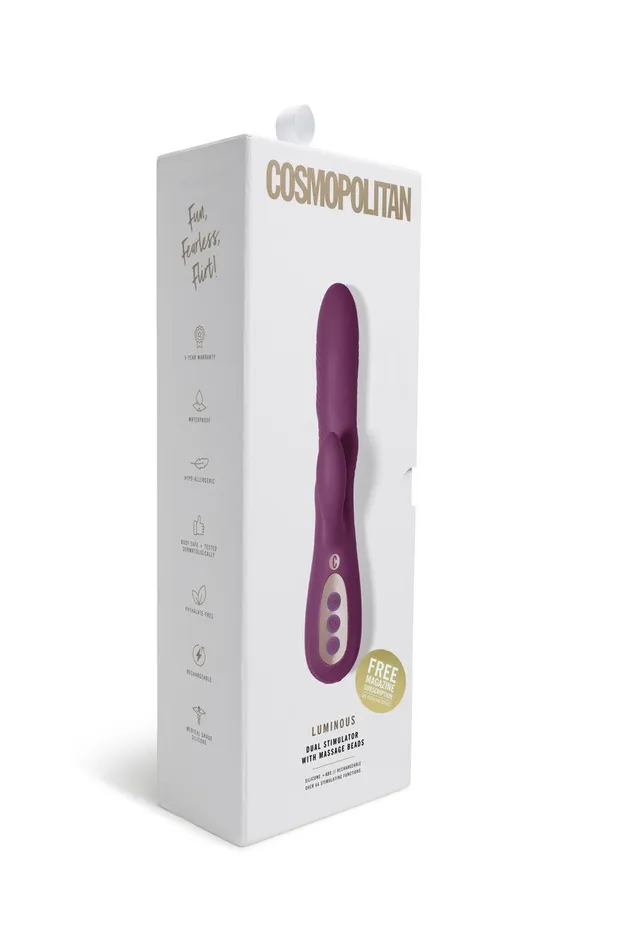 Cosmopolitan Vibrators | Cosmopolitan Luminous Rabbit Purple