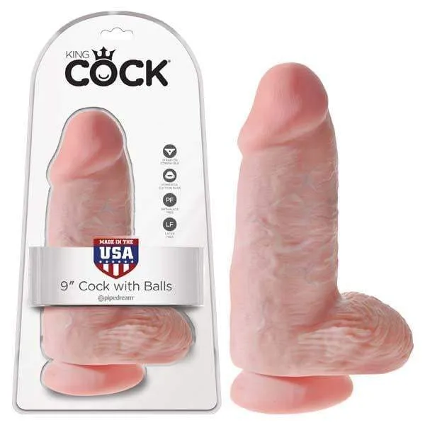 Dildos Pipedream Pipedream King Cock Chubby Flesh 229 cm 9 Dong