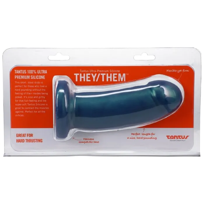 Dildos | Tantus They Them Dildo Malachite