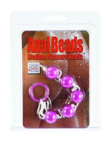 Elevate Intimacy with Medium Anal Beads Explore Assorted Colors Cal Exotics Male Sex Toys