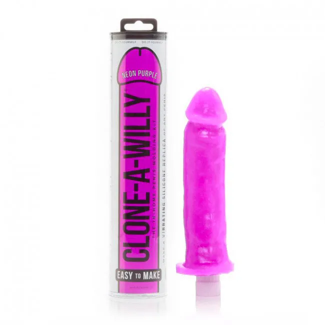 Empire Labs Vibrators Clone A Willy Neon Purple Silicone Vibrator