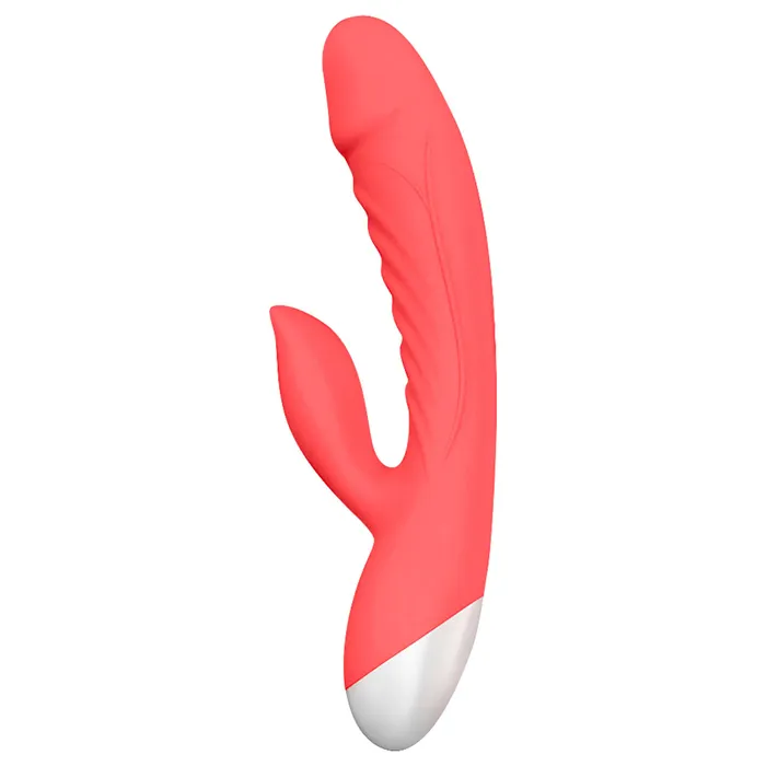 Female Sex Toys Luv Inc Rv20 RABBIT VIBRATOR CORAL