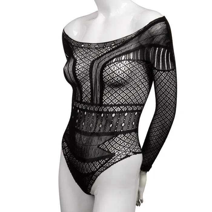 Female Sex Toys Scandal Off the Shoulder Body Suit Calexotics