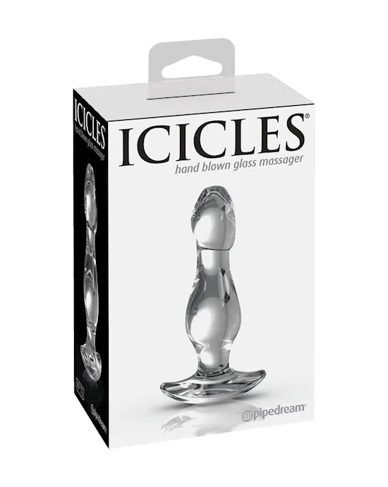 Icicles Male Sex Toys | Icicles Glass Anal Plug No 72 Icicles Male Sex Toys | Icicles Glass Anal Plug No 72