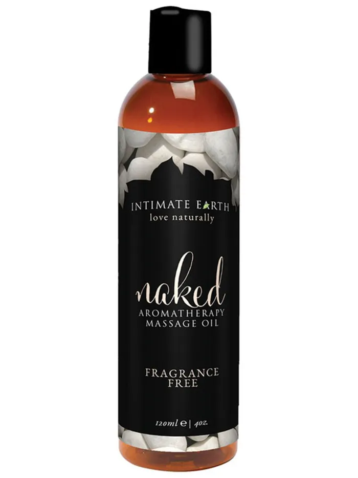 Intimate Earth Naked Massage Oil 120ml Bonus 30ml Massage Oil Foil with Purchase Intimate Earth Couples