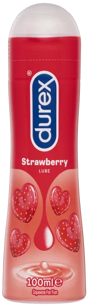 Lubricants Durex Strawberry Lubricant 100mL Durex