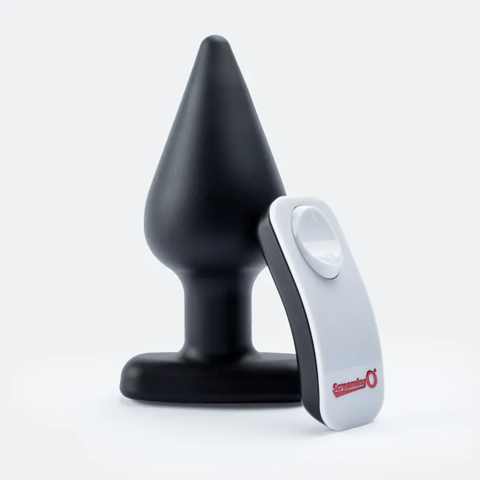 My Secret Remote Vibrating XL Plug Black 6 Count Box Screaming O Anal