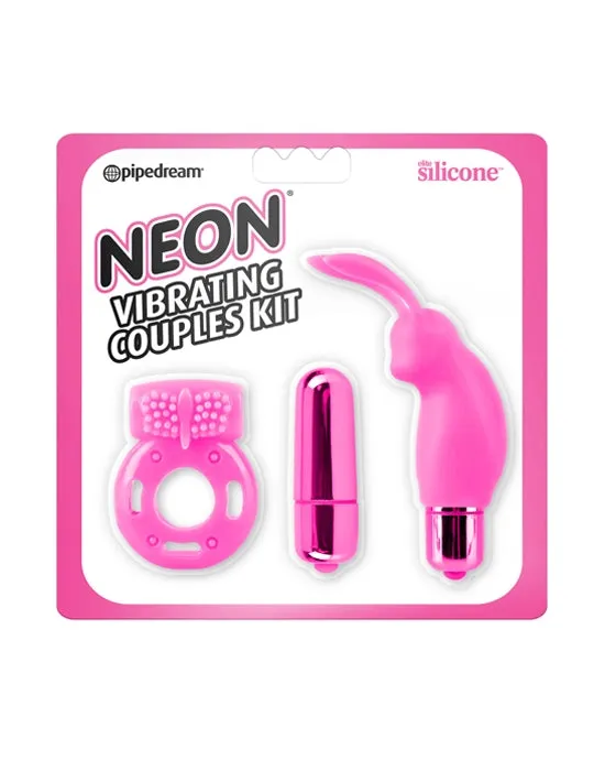 Neon Vibrating Couples Kit Neon Couples