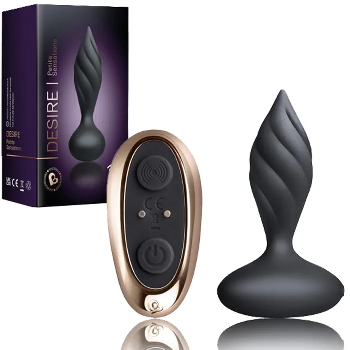 Rocks Off Desire Butt Plug Vibrating Anal Vibrator Remote Control USB Sex Toy Rocks Off Anal