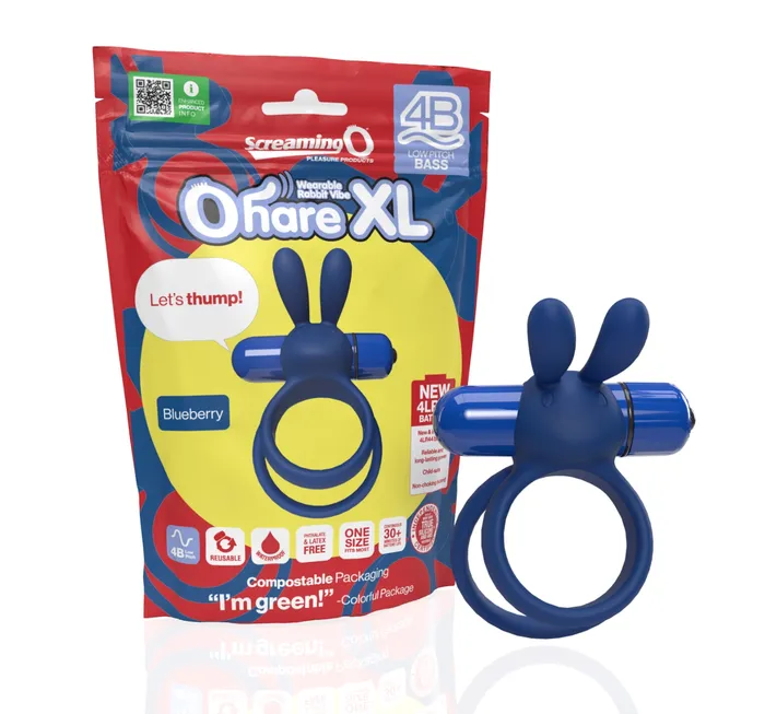 Screaming O 4B Ohare XL Blueberry Screaming O Male Sex Toys