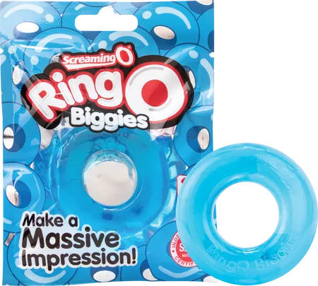 Screaming O RingO Biggies Blue Screaming O Vibrators