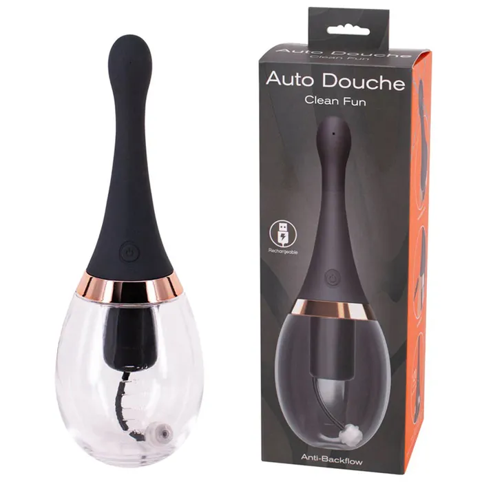 Seven Creations Anal Auto Douche Black Clear