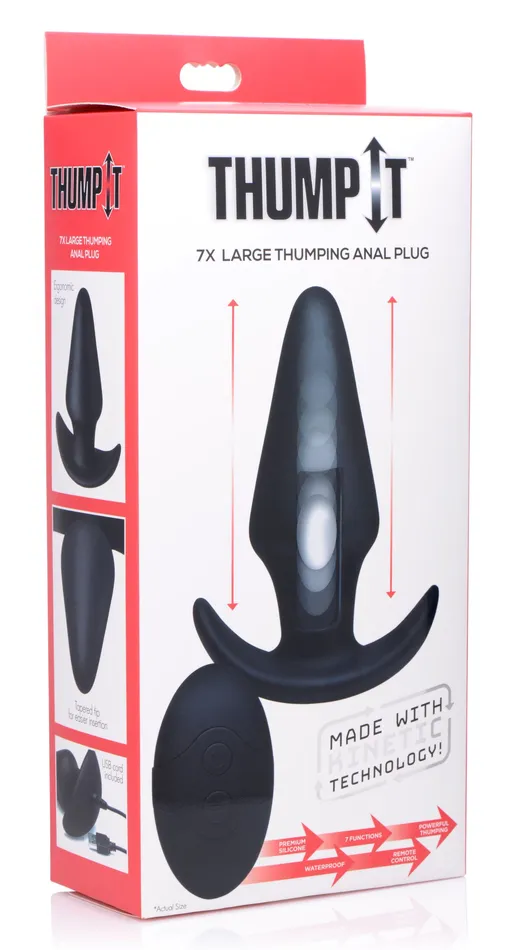 Thump It Male Sex Toys | Kinetic Thumping 7X Large Anal Plug