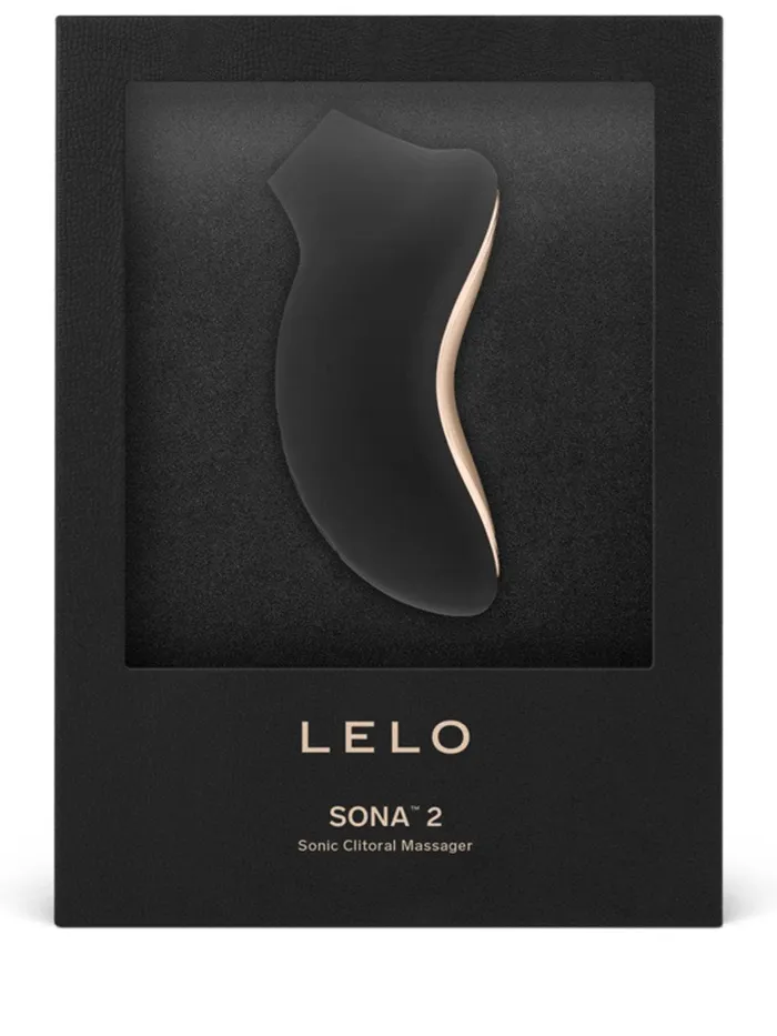 Vibrators Lelo Sona 2 Black Rechargeable Pressure Wave Stimulator
