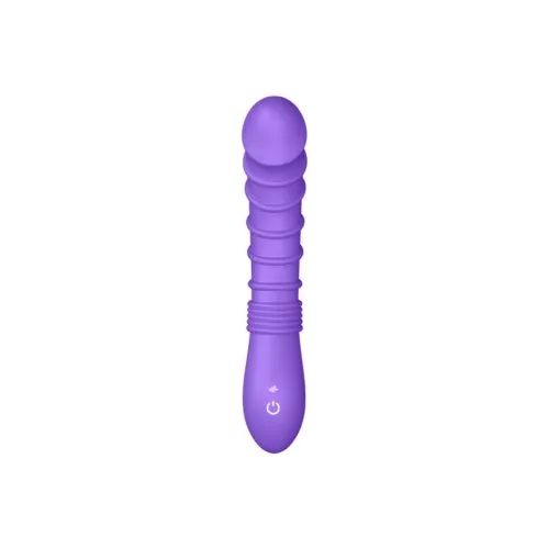 Vibrators | Luv Inc Rv21: Ribbed Vibrator - Purple