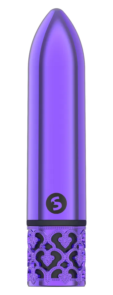 Vibrators Shots Glamour Rechargeable Abs Bullet Purple
