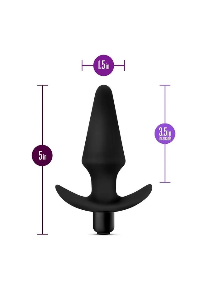 Anal Adventures Platinum Silicone Vibrating Plug | Anal Adventures Male Sex Toys