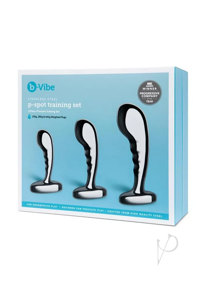 BVibe Stainless Steel PSpot Training bVibe Male Sex Toys