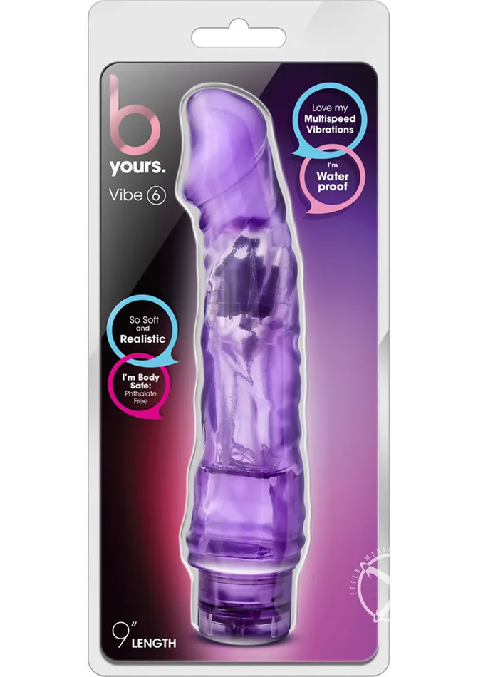B Yours Vibe 06 Purple Blush Novelties Vibrators