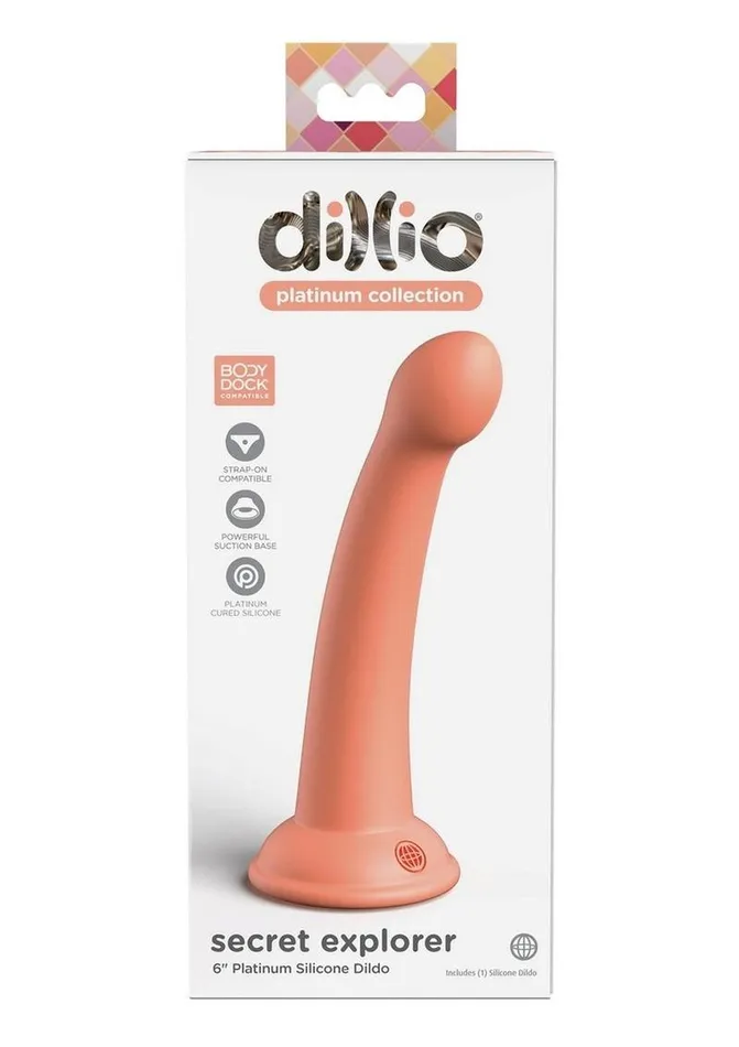 Dillio Platinum Secret Explorer Silicone Dildo | Dillio Dildos