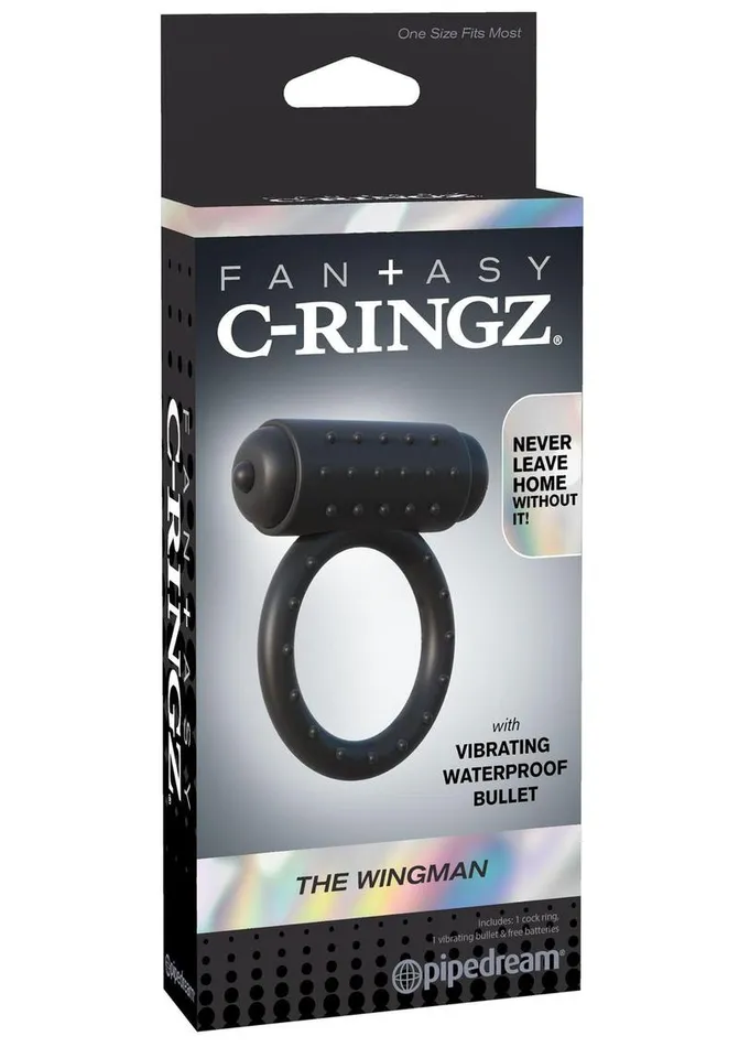 Fantasy C-Ringz Male Sex Toys | Fantasy C-Ringz The Wingman Cock Ring with Bullet