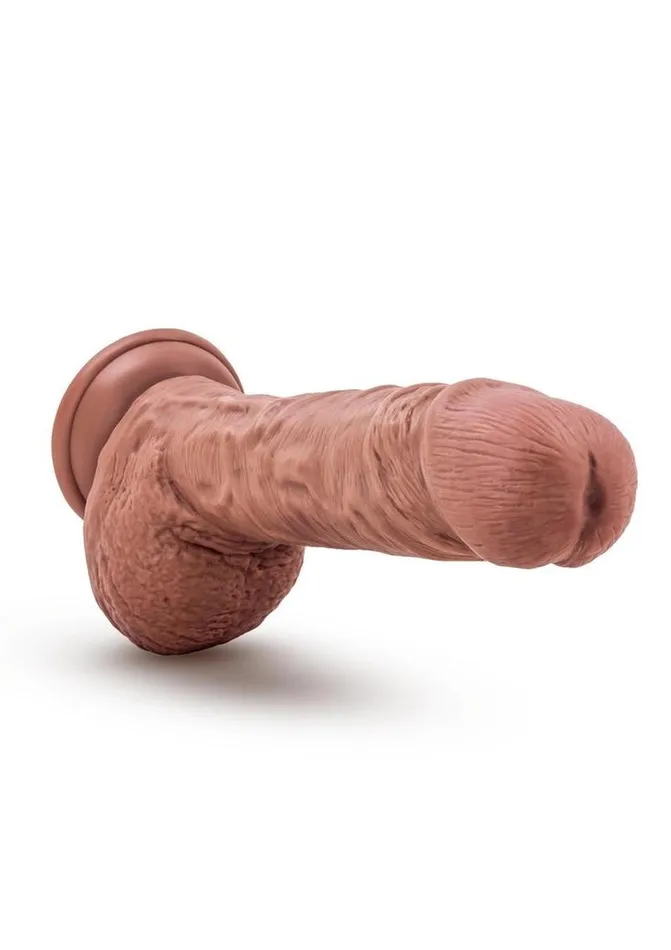 Female Sex Toys | Au Naturel Big Billy Dual Dense Dildo with Balls - Au Naturel
