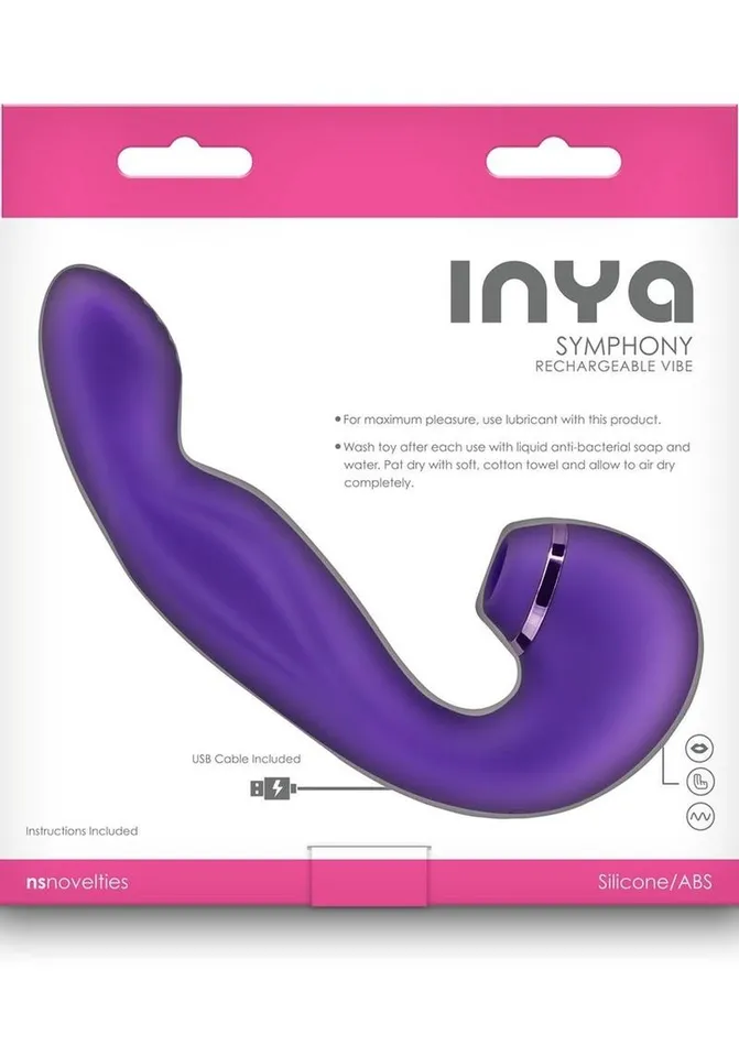 Female Sex Toys | Inya Symphony Rechargeable Silicone Triple Motor Vibrator - Inya