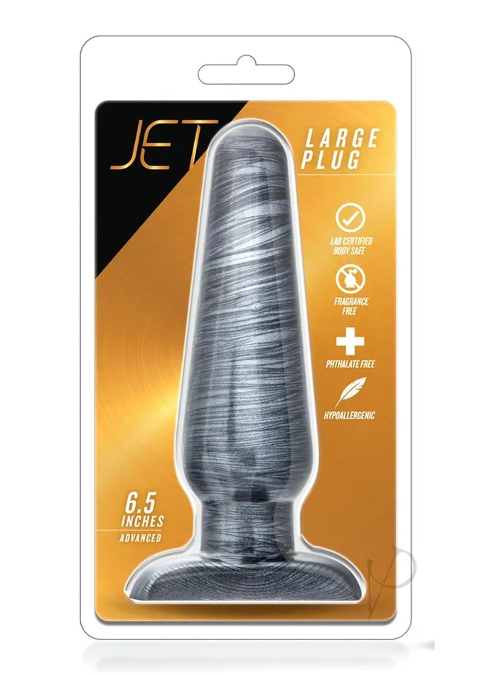 Jet Plug Butt Plug - Large - Carbon Metallic | Jet Anal