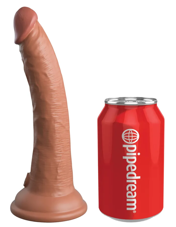 King Cock Elite Comfy Silicone Body Dock Kit -  Harness and 7 Inch Dildo - Tan | Pipedream Dildos