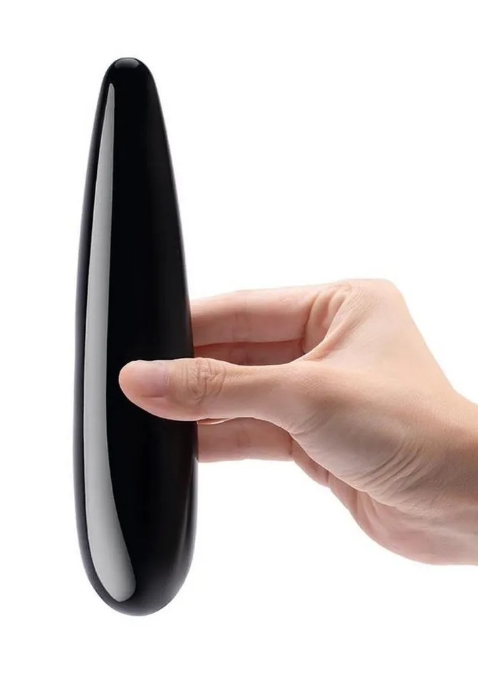 Le Wand Crystal Wand Probe with Silicone Ring - Black Obsidian | Le Wand Male Sex Toys Le Wand Crystal Wand Probe with Silicone Ring - Black Obsidian | Le Wand Male Sex Toys