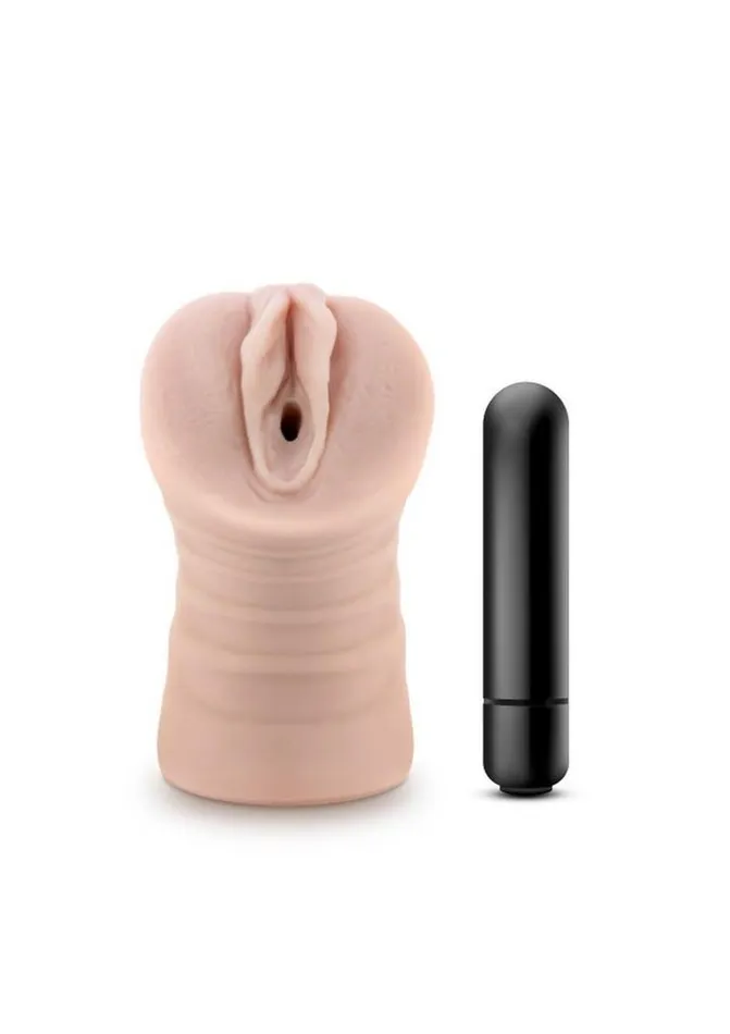 M For Men Rain Vibrating Masturbator with Bullet - Pussy | M for Men Male Sex Toys