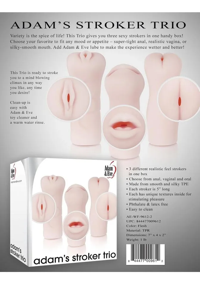 Male Sex Toys | Adam and Eve Adam and Eve - Adam's Stroker Trio Kit Male Sex Toys | Adam and Eve Adam and Eve - Adam's Stroker Trio Kit