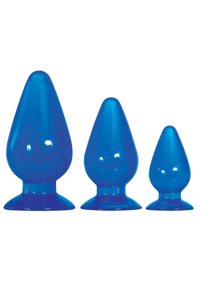 Male Sex Toys Adam and Eve Big Blue Jelly Backdoor Anal Plugs Playset Adam and Eve Male Sex Toys Adam and Eve Big Blue Jelly Backdoor Anal Plugs Playset Adam and Eve