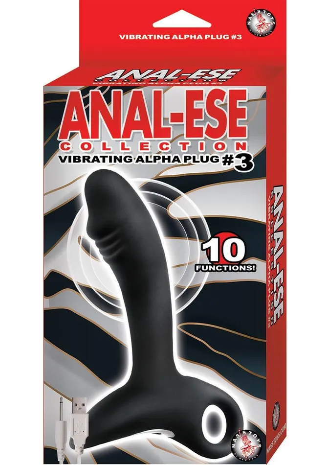 Male Sex Toys | Anal Ese Anal-Ese Collection Rechargeable Vibrating Silicone Alpha Plug #3 Male Sex Toys | Anal Ese Anal-Ese Collection Rechargeable Vibrating Silicone Alpha Plug #3