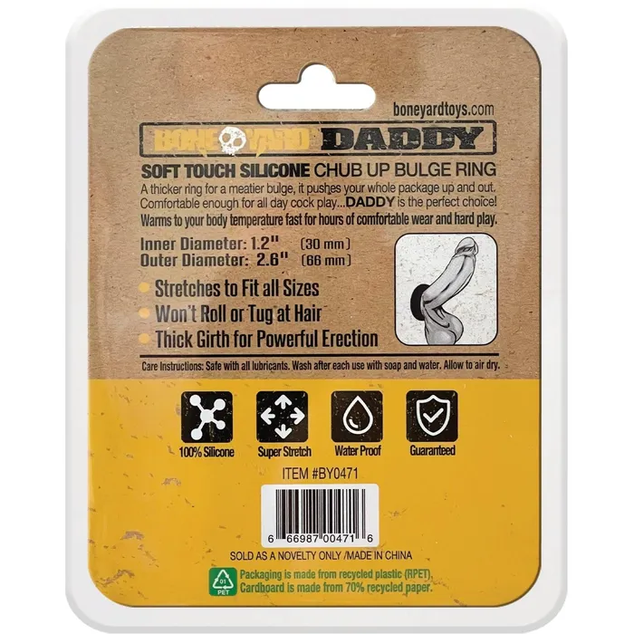 Male Sex Toys | Boneyard Toys Daddy Silicone Ring