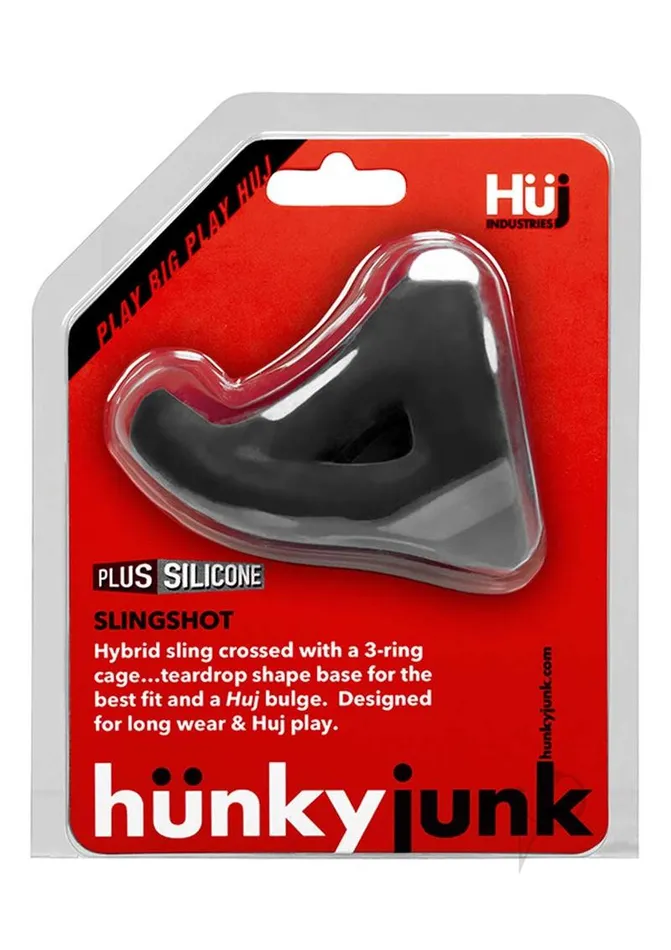 Male Sex Toys | Hunkyjunk Hunkyjunk Slingshot Silicone 3 Ring Teardrop Cock Ring