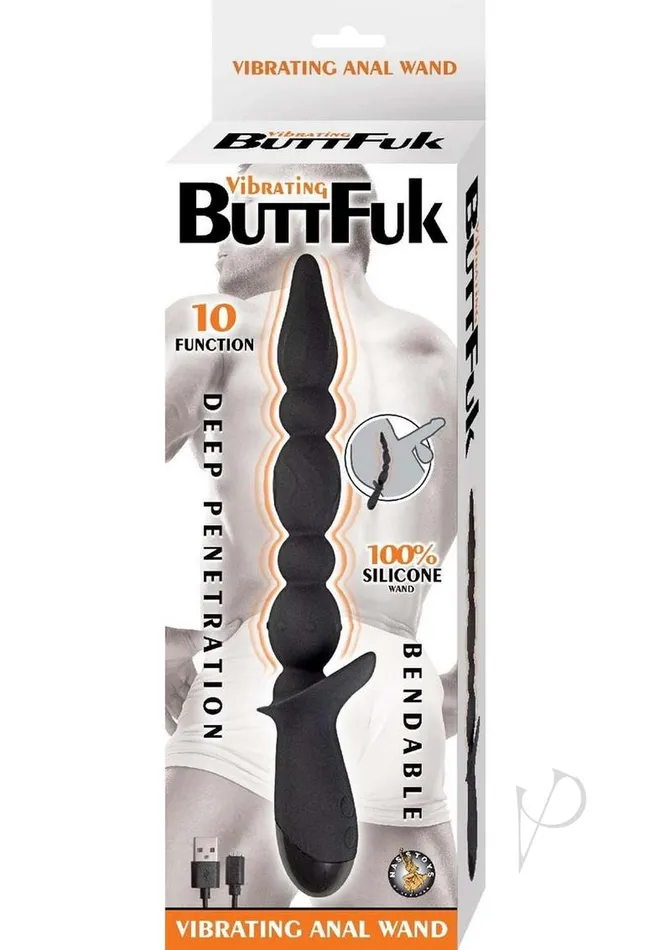 Male Sex Toys | Nasstoys Vibrating Buttfuk Rechargeable Silicone Anal Wand